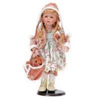 Коллекционная фарфоровая кукла Сандра Ручная работа Высота 55 см. Германия RF-collection