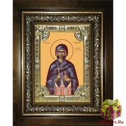 Икона освященная &quot;Марфа Вифанская праведная,мироносица&quot;, 18x24 см, со стразами, в деревянном киоте 24x30 см, 24x30 см