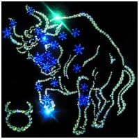 Хрустальная картина Звёздный Телец