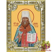 Икона освященная &quot;Владимир (Богоявленский) митрополит Киевский и Галицкий священномученик&quot;, 18x24 см со стразами, 18x24 см