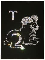 Хрустальная картина со стразами Знак зодиака Овен 30x40 см