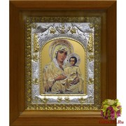 Икона освященная &quot;Божия Матерь Иерусалимская&quot;, в киоте 20x24 см, 20x24 см