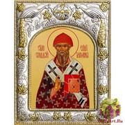 Икона освященная &quot;Спиридон Тримифунтский святитель&quot;, 14x18 см