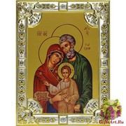 Икона освященная &quot;Святое Семейство&quot;, 18x24 см, со стразами