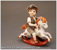 Кукла коллекционная фарфоровая &quot;Я люблю свою лошадку!&quot;. Коллекция Sibania
