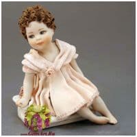 Статуэтка фарфоровая Мысли о будущем. Высота 15 см. Sibania Италия