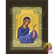 Икона освященная &quot;Емилия,Эмилия Кесарийская (Каппадокийская) преподобная&quot;, 18x24 см, со стразами, в деревянном киоте 24x30 см, 24x30 см