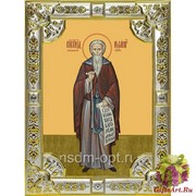 Икона освященная &quot;Иоанн Рыльский преподобный (Иван)&quot; ,18х24см со стразами, 18x24 см