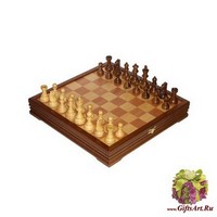 Шахматы классические средние деревянные утяжеленные (высота короля 3,25&quot;)