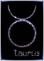 Хрустальная картина Телец 20х30