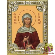 Икона освященная &quot;Ксения Петербургская(Петербужская) блаженная &quot;, 18x24 см, со стразами