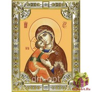 Икона освященная &quot;Владимирская икона Божией Матери&quot;, 18x24 см, со стразами