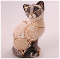 Кот Сиамский Эксклюзивная керамическая фигурка De Rosa Rinconada Высота 19 см