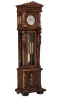 Напольные часы F.lli Consonni модель украшена ручной резьбой. Италия