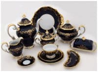 Чайный сервиз  Weimar Porcelain Ювел Juwel на 12 персон 55 предметов. Эксклюзивный фарфор