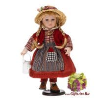 Немецкая фарфоровая кукла Малышка с лейкой Ручная работа 42 см. Германия RF-COLLECTION Немецкая фарфоровая кукла Малышка с лейкой Ручная работа 42 см. Германия RF-COLLECTION