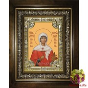 Икона освященная &quot;Мария Магдалина равноапостольная, мироносица&quot;, 18x24 см, со стразами, в деревянном киоте 24x30 см, 24x30 см