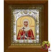 Икона освященная &quot;Наталья,Наталия Никомидийская мученица&quot;, 14x18 см, в деревянном киоте 20x24 см, 20x24 см