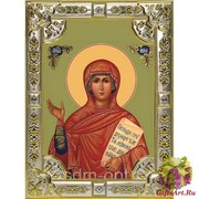 Икона освященная &quot;Анна Пророчица&quot;, 18x24 см, со стразами