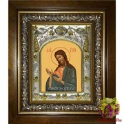 Икона освященная &quot;Иоанн Предтеча Креститель Господень (Иван)&quot;, 14x18 см, в деревянном киоте 20x24 см, 20x24 см