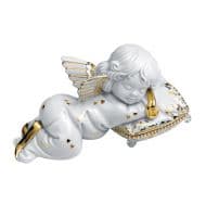 Ангел сновидений. Серия &quot;Dreams&quot; Фарфоровая статуэтка с кристаллами Swarovski Сваровски. RG Porcellane Италия