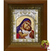 Икона освященная &quot;Божья Матерь Умиление&quot;, в киоте 20x24 см, 20x24 см