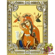 Икона освященная &quot;Достойно есть(Милующая) икона Божией Матери&quot;, 18x24 см, со стразами