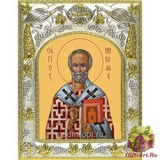 Икона освященная &quot;Николай чудотворец, архиепископ Мир Ликийских,святитель&quot;, 14x18 см