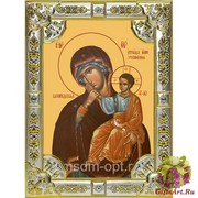 Икона освященная &quot;Ватопедская икона Божией Матери&quot;, 18x24 см, со стразами