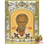 Икона освященная &quot;Николай чудотворец, архиепископ Мир Ликийских,святитель&quot;, 14x18 см