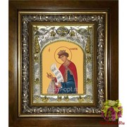 Икона освященная &quot;Соломон праотец&quot;, 14x18 см, в деревянном киоте 20x24 см, 20x24 см