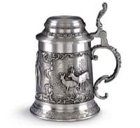 Кружка пивная оловянная Серия Егеря Австрия. Artina