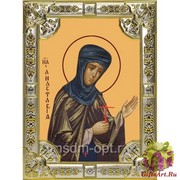 Икона освященная &quot;Анастасия Узорешительница&quot;, 18x24 см, со стразами, купить по низкой цене