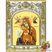 Икона освященная &quot;Достойно Есть(Милующая) икона Божией Матери&quot;, 14x18 см