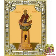 Икона освященная &quot;Даниил Столпник преподобный&quot;, 18x24 см со стразами, 18x24 см