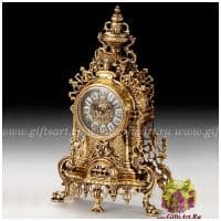 Часы каминные из бронзы 41 см. Испания Virtus 5145