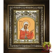 Икона освященная &quot;Лариса Готфская ,мученица&quot;, 14x18 см, в деревянном киоте 20x24 см, 20x24 см