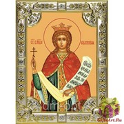 Икона освященная &quot;Екатерина великомученица&quot;, 18x24 см, со стразами