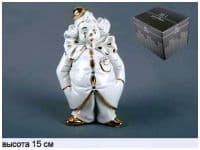 Клоун SuperStar Фарфоровая скульптура. Фарфор с кристаллами Swarovski Сваровски.