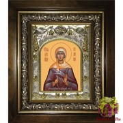 Икона освященная &quot;Галина Корифская мученица&quot;, 14x18 см, в деревянном киоте 20x24 см, 20x24 см
