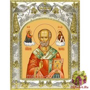 Икона освященная &quot;Николай чудотворец, архиепископ Мир Ликийских,святитель&quot;, 14x18 см