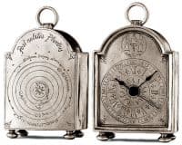 Часы настольные из олова оловянная коллекция Бриксия Cosi Tabellini Италия