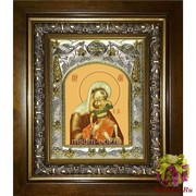 Икона освященная &quot;Взыграние младенца ,икона Божией Матери&quot;, 14x18 см, в деревянном киоте 20x24 см, 20x24 см