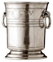 Ведерко для льда из олова оловянная коллекция Пьемонт Cosi Tabellini Италия