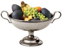 Ваза фруктовница из олова оловянная коллекция Равенна Cosi Tabellini Италия