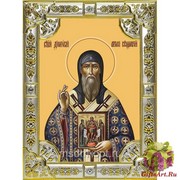 Икона освященная &quot;Дионисий Суздальский ,святитель&quot;, 18x24 см со стразами, 18x24 см