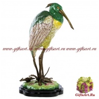 Колпица. Фарфор и бронза. Ручная работа. Высота 40 см