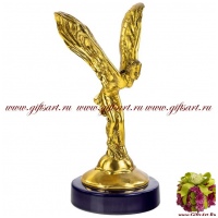 Статуэтка Spirit of Ecstasy. Фарфор и бронза. Декор Магия ночи. Ручная работа. Высота 36 см