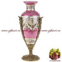 Ваза. Фарфор и бронза. Декор Букингемский дворец. Ручная работа. Высота 40 см - вид 1 миниатюра