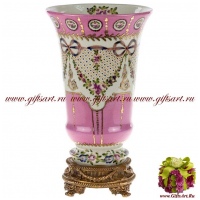 Ваза. Фарфор и бронза. Декор Букингемский дворец. Ручная работа. Высота 25 см